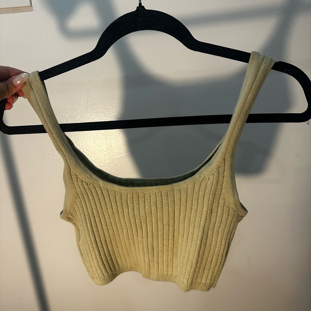 Wilfred Ribbed Knit Tank Top - Picture 2 of 3